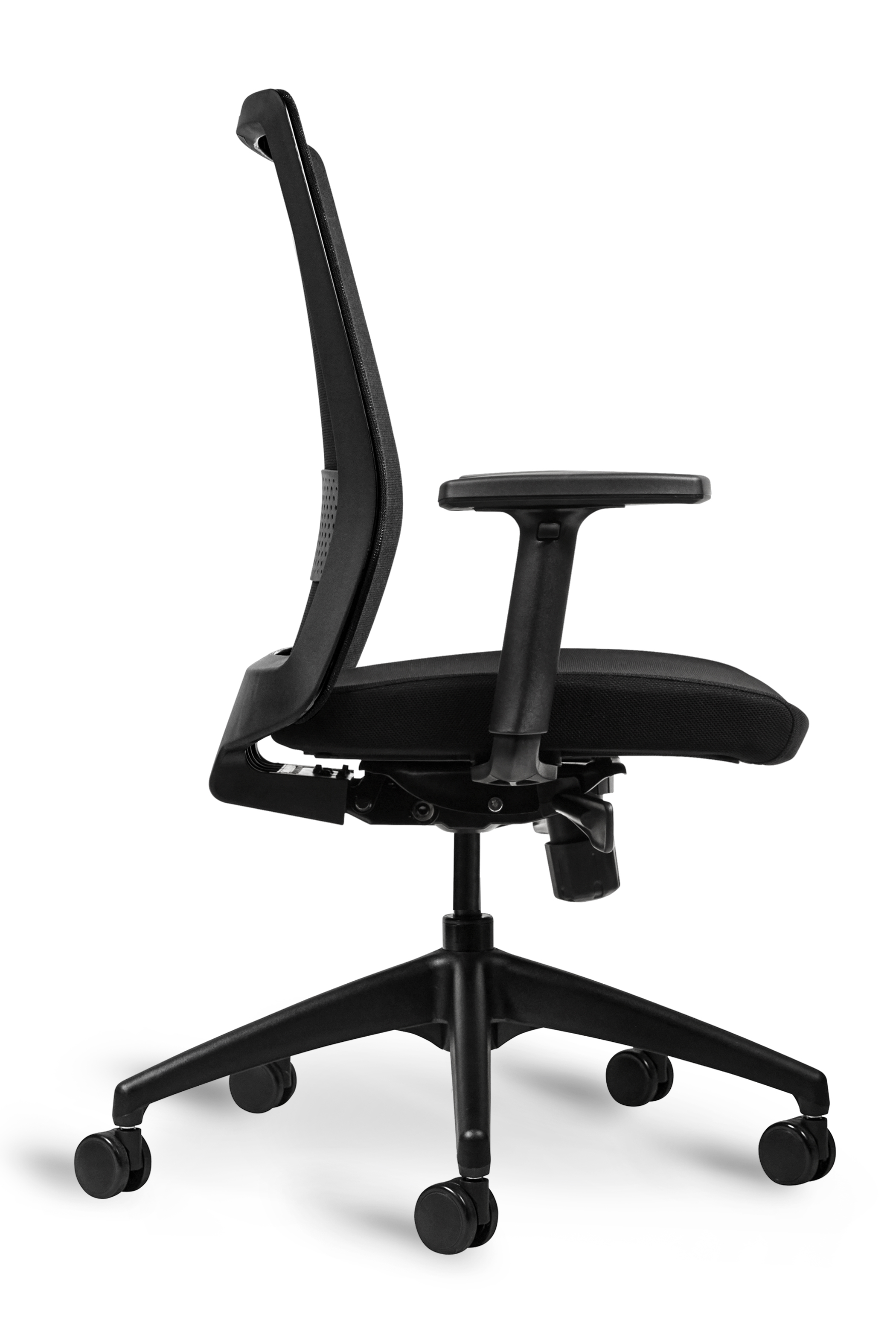 WS - S30 Task Chair - Black Black (Side)