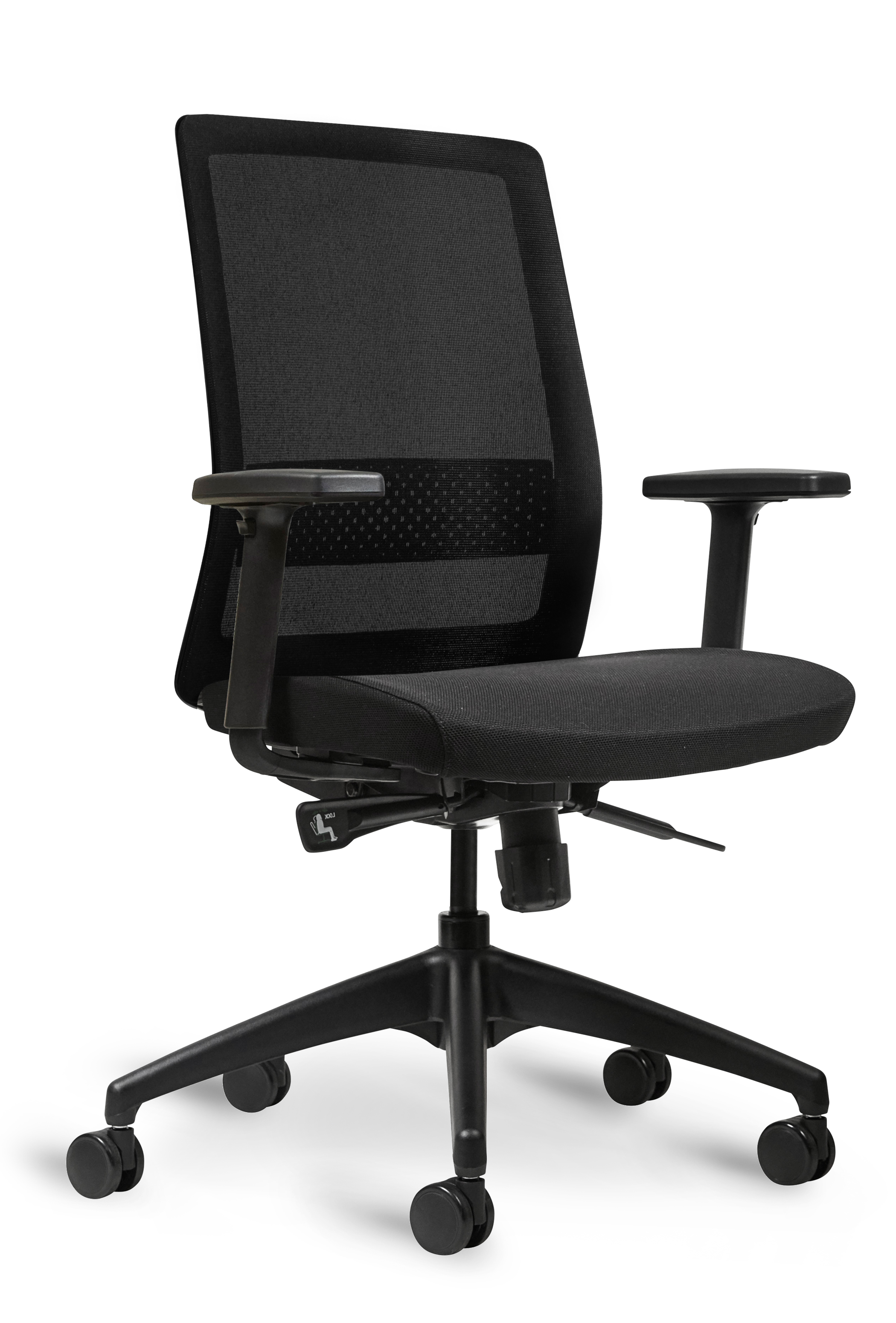 WS - S30 Task Chair - Black (Front angle)