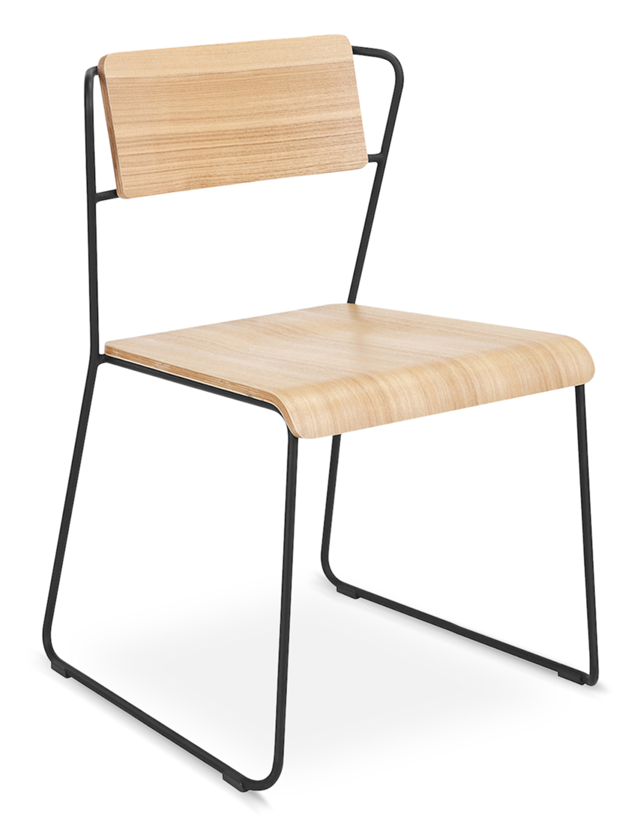 WS - Transit chair - Natural Ash (Front angle)
