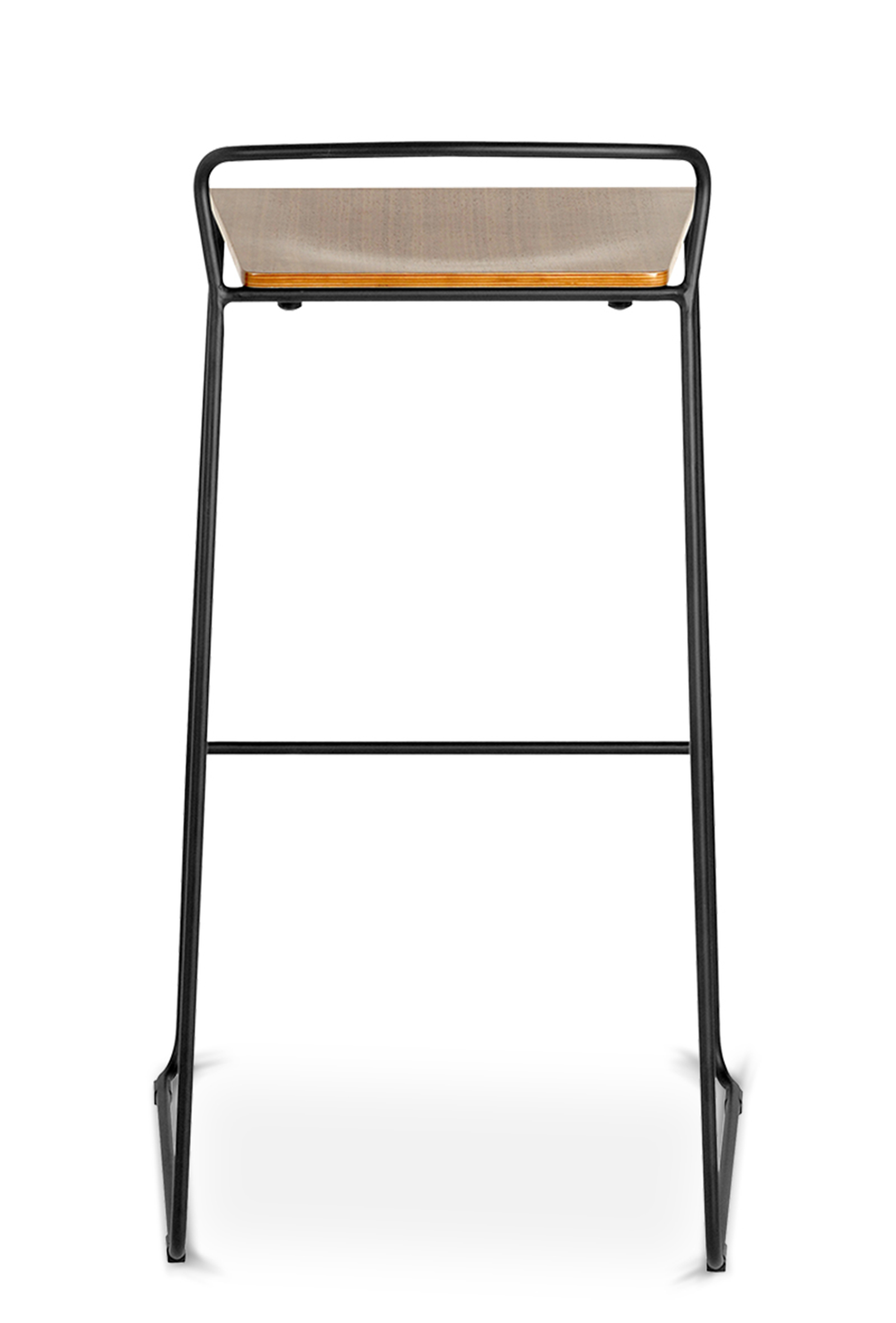 WS - Transit high stool - Walnut (Back)
