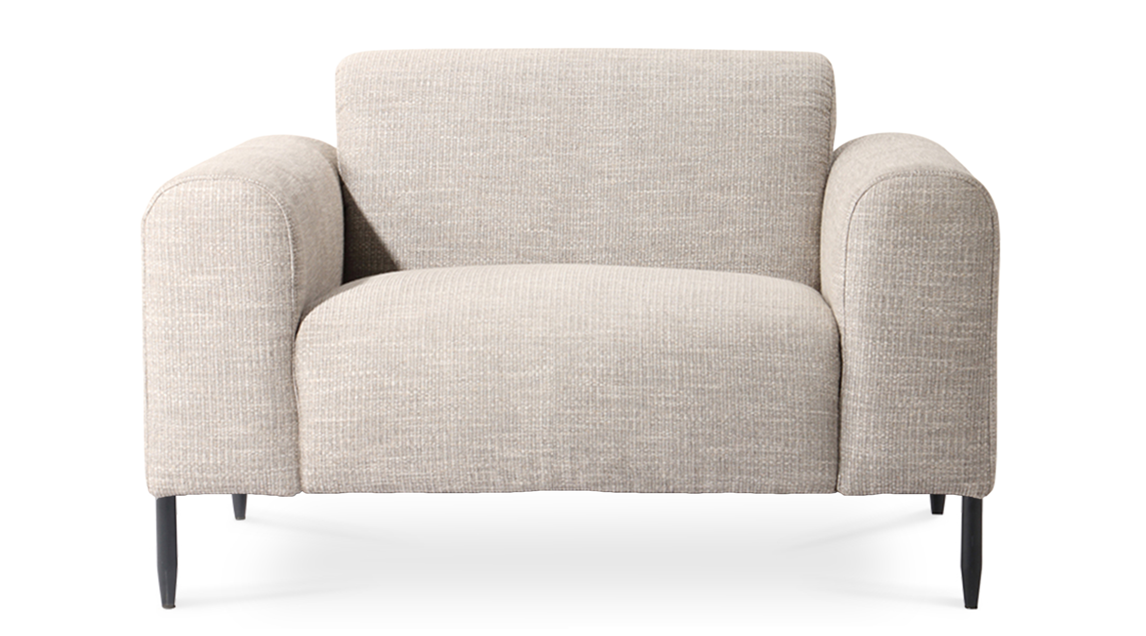 WS - District single sofa - Light Grey (Front)