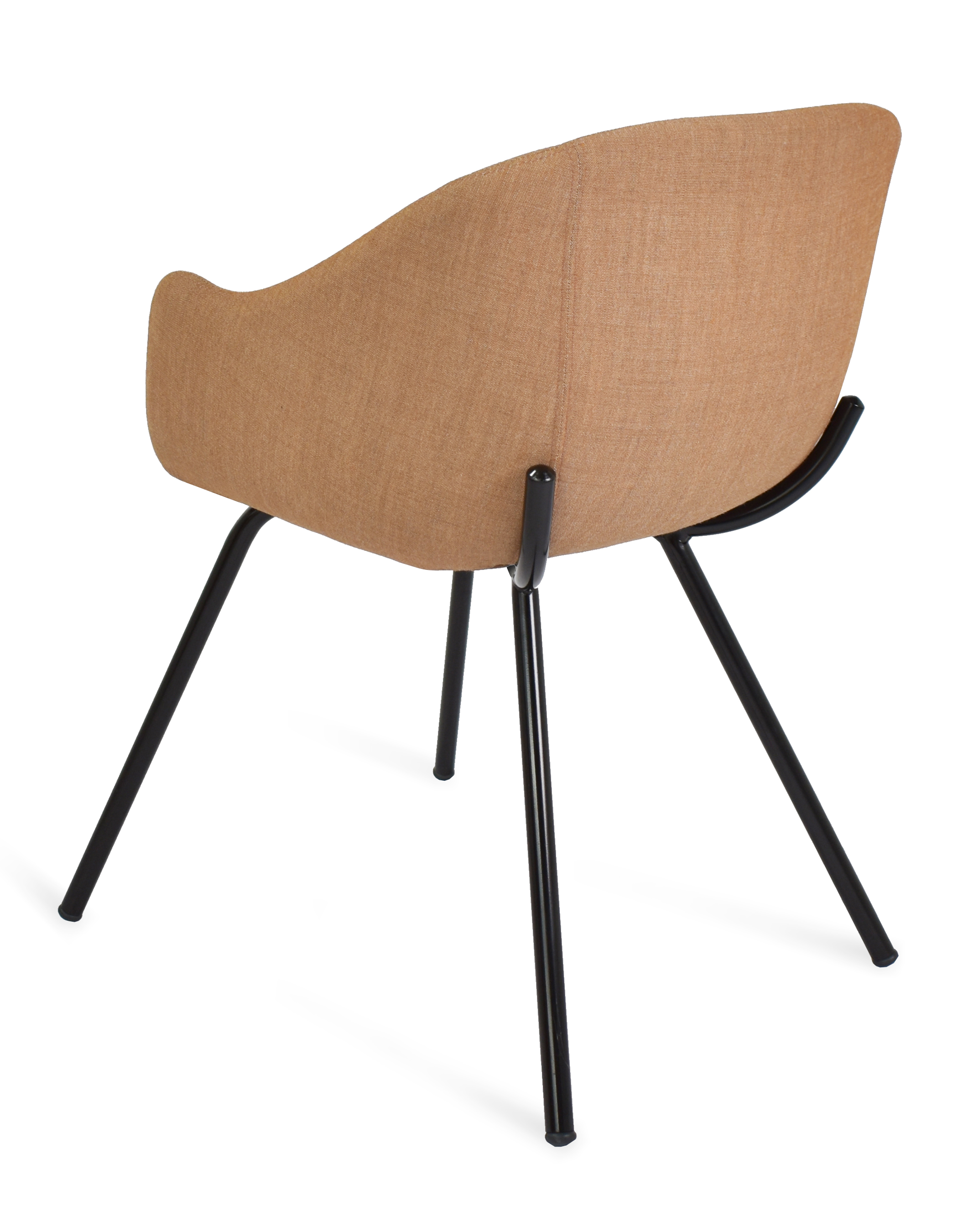 WS - Noir chair 4-leg - Light pink (Back angle)