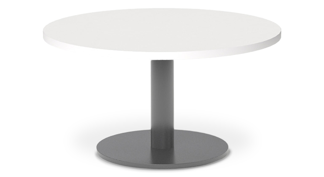 WS - Pedestal coffee table 800dia - Round base