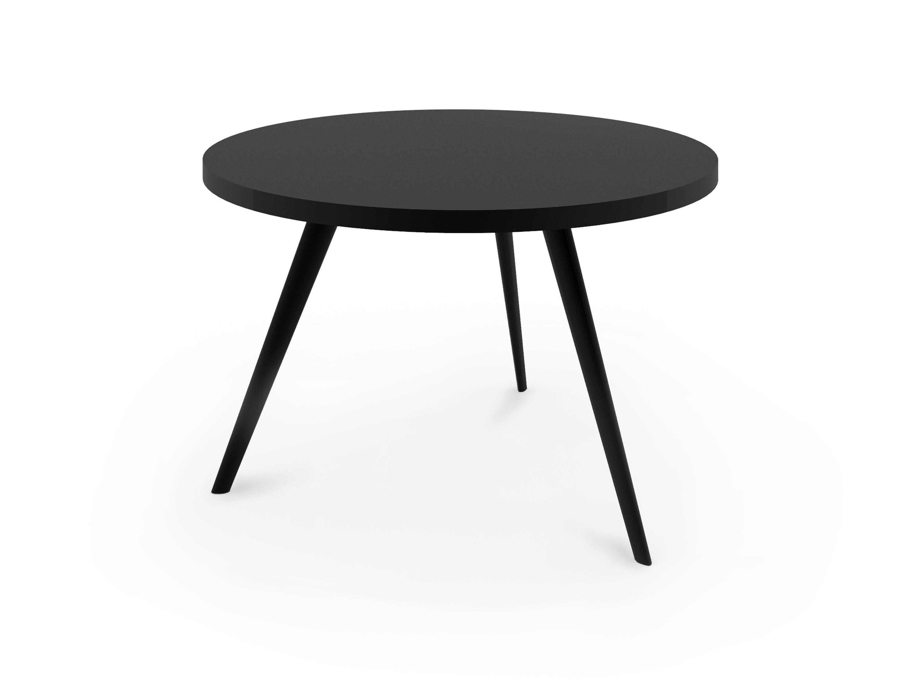 WS - Air coffee table - 600dia - All black