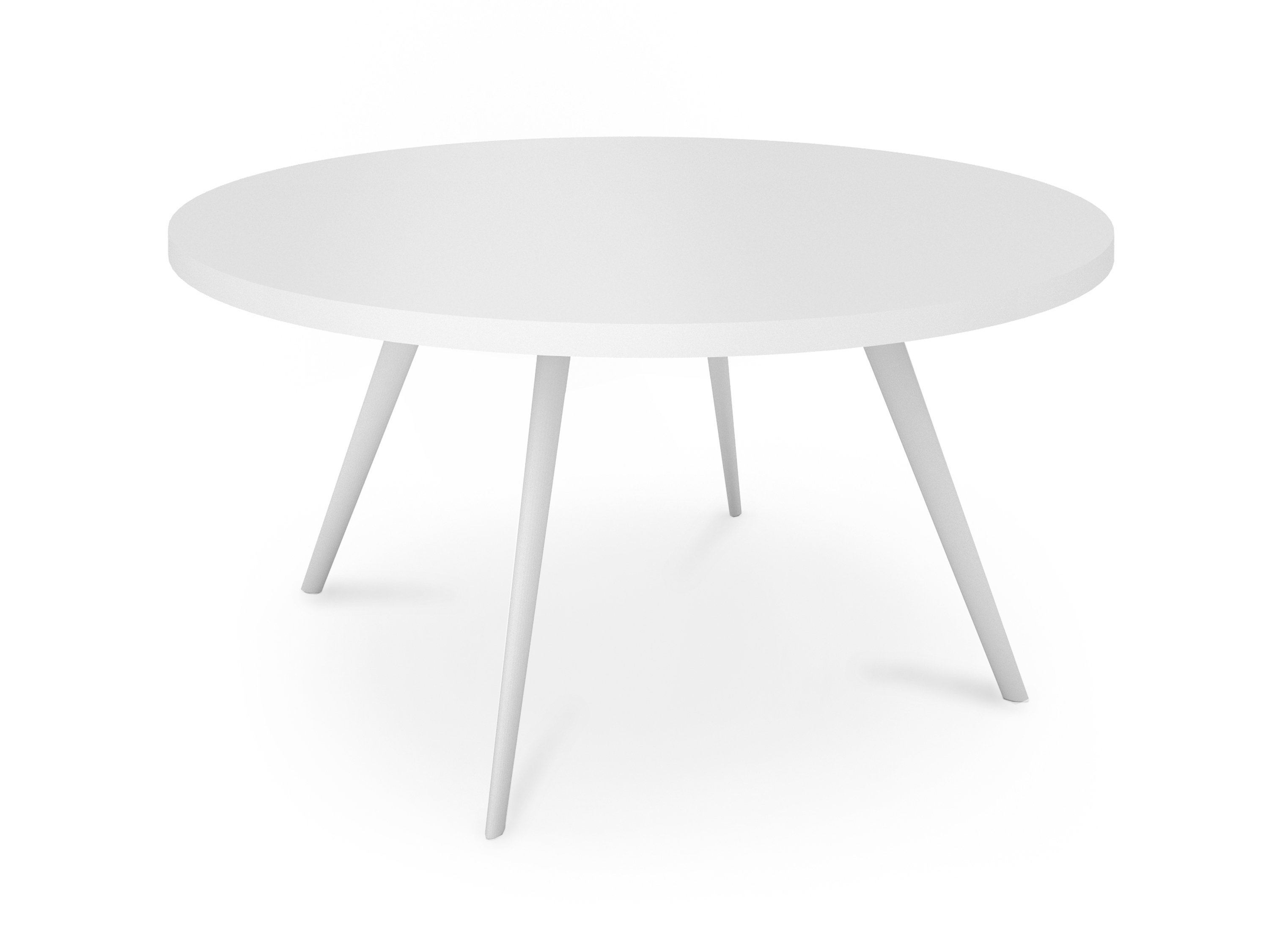 WS - Air coffee table - 800dia - All white