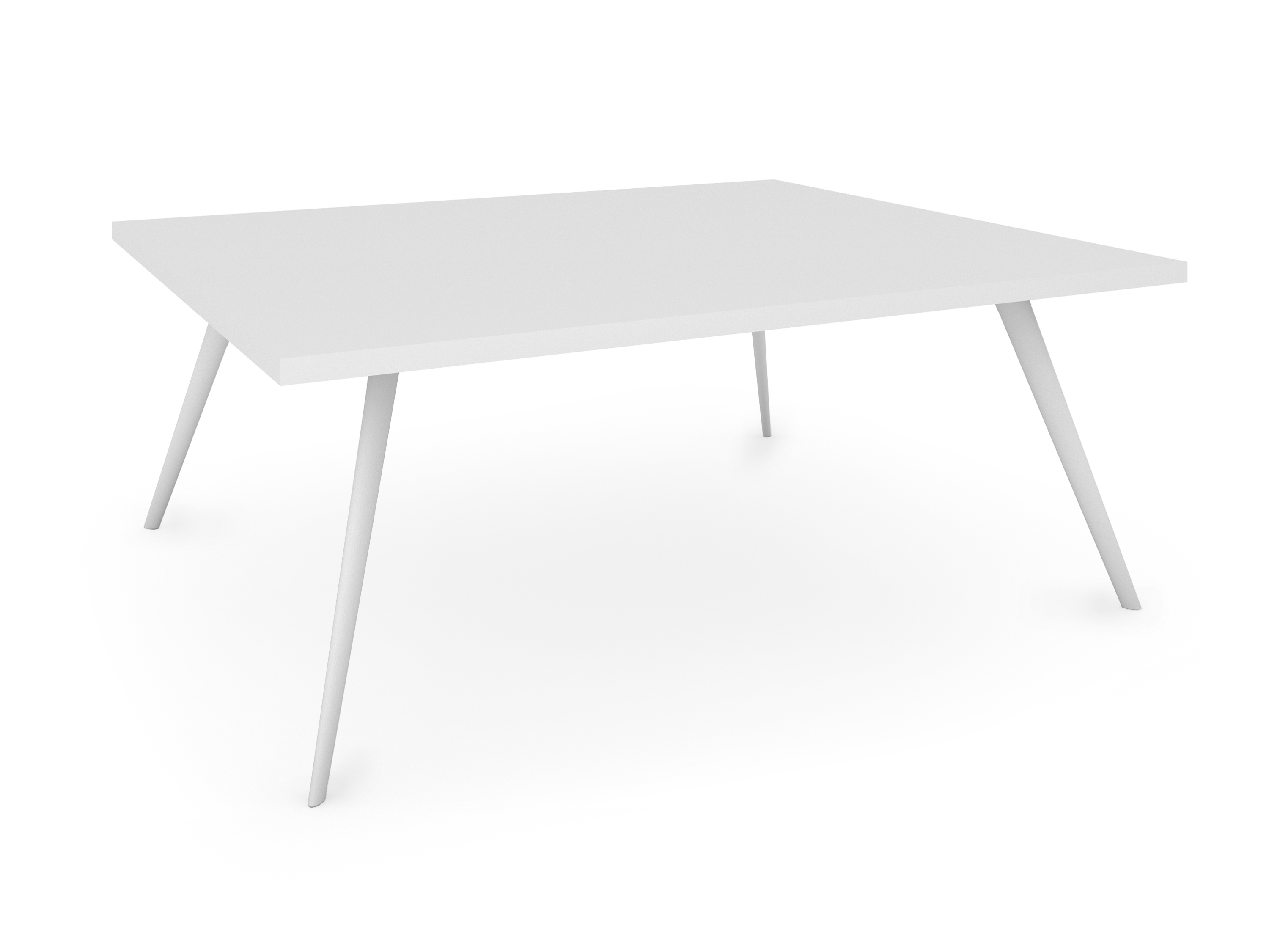 WS - Air coffee table - Rect - All white