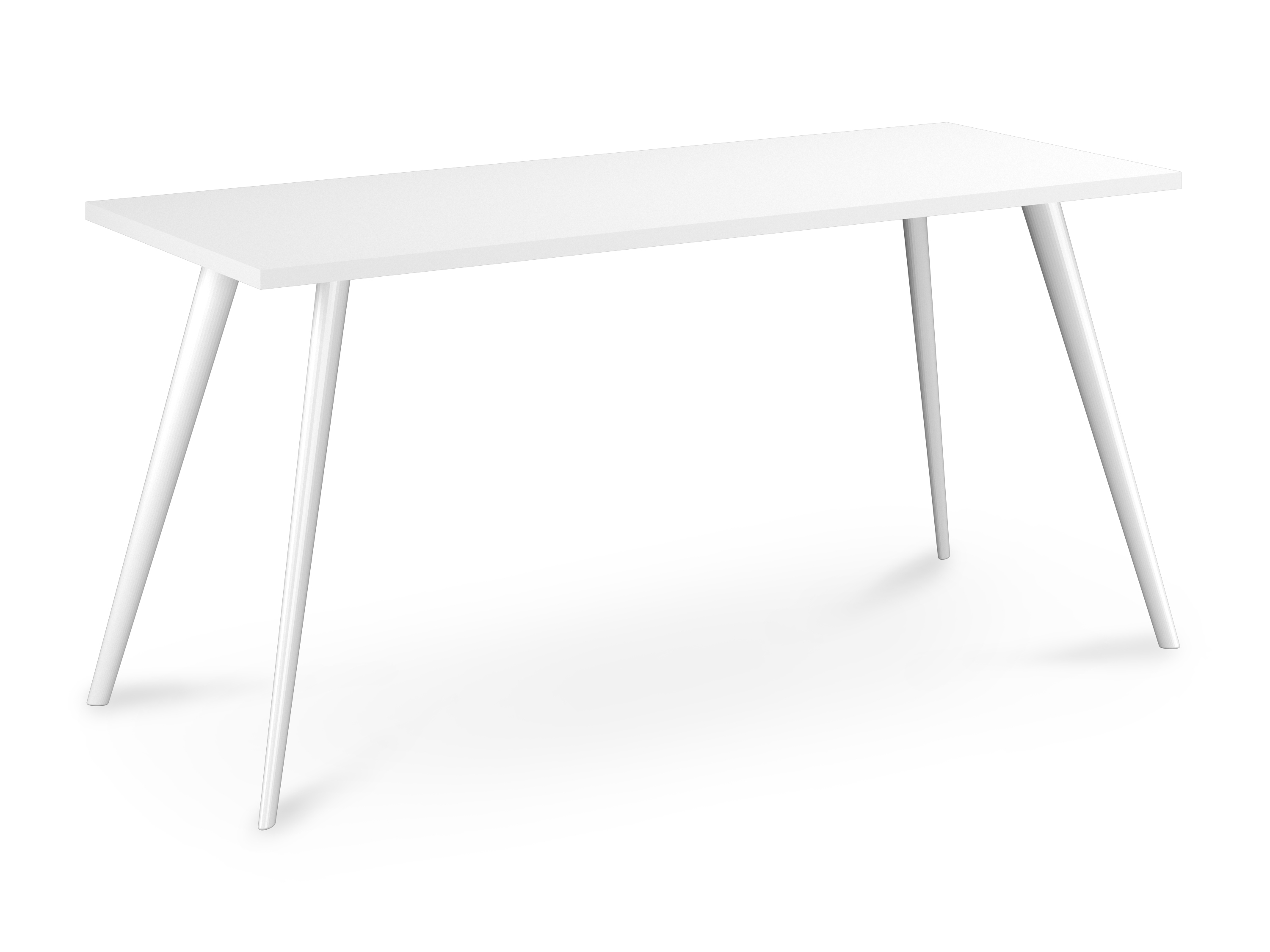 WS - Air desk - White legs, White