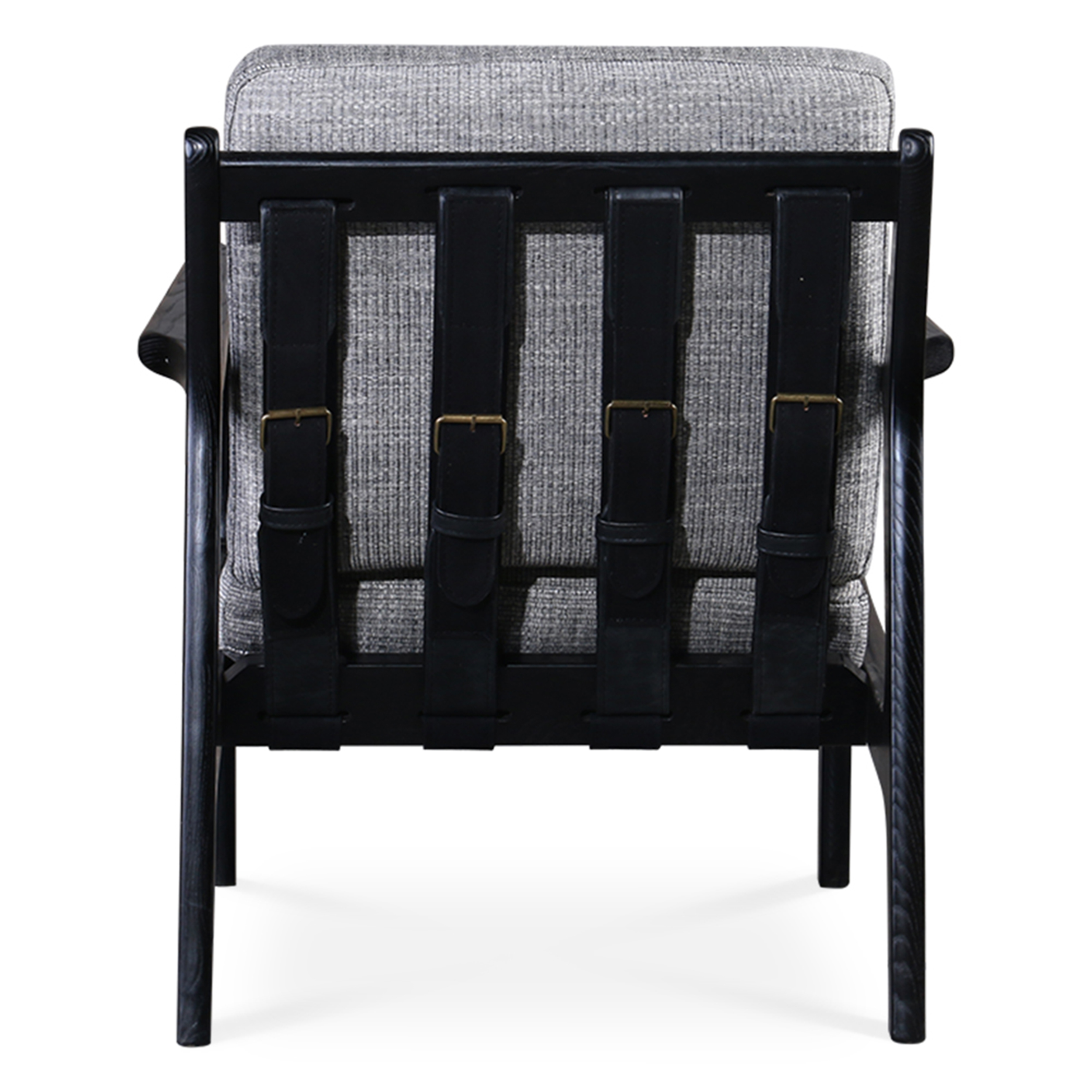 WS - At Ease armchair - Black & Fabric upholstery - (Back)