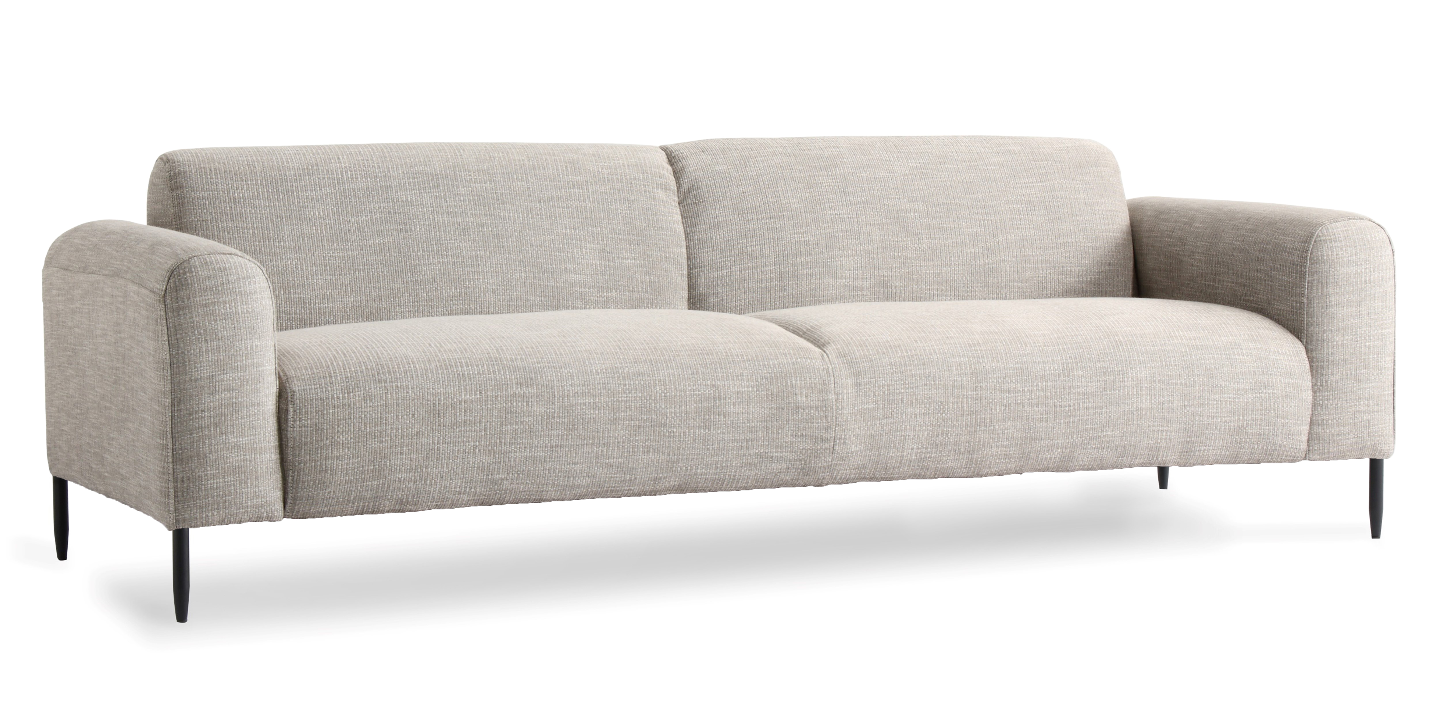 WS - District 2 seater sofa - Light Grey (Front angle)