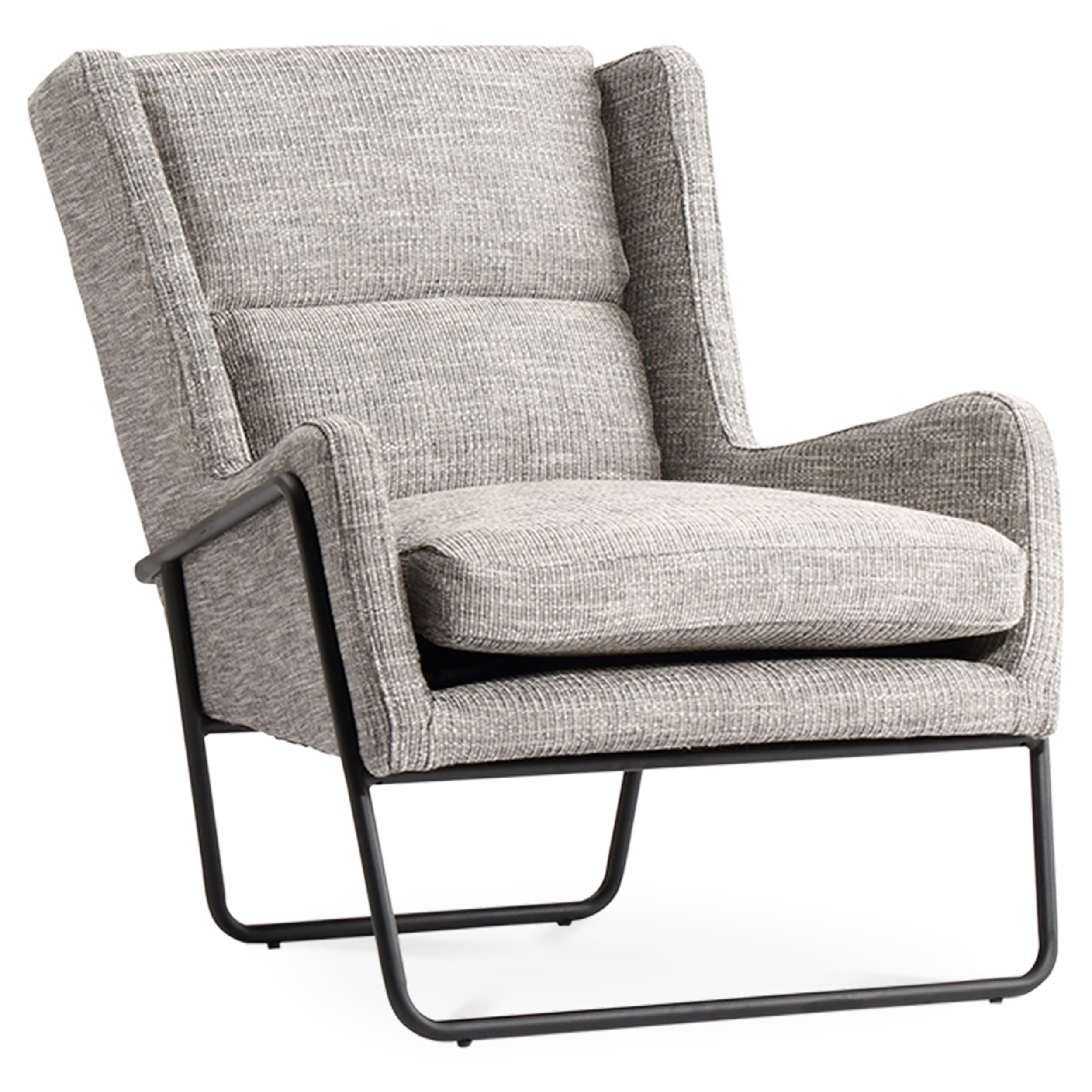 WS - London armchair - Osaka grey (Front angle)
