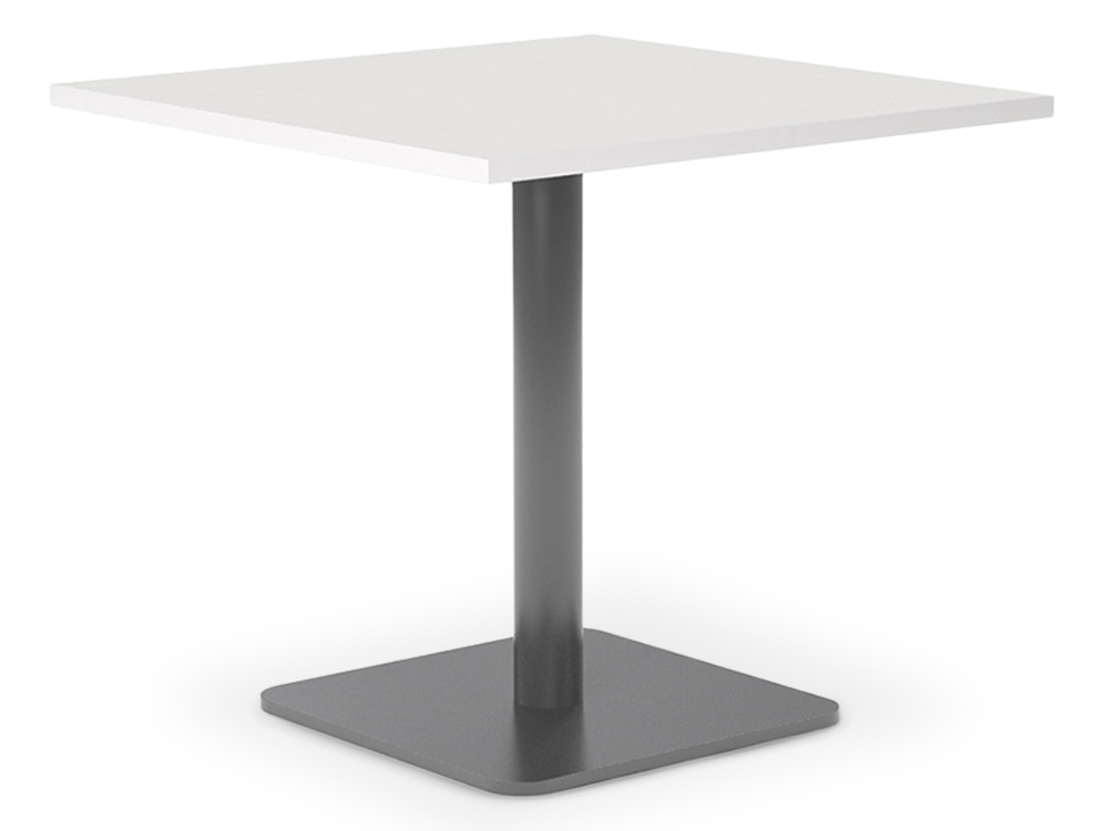 WS - Pedestal table 800x800 - Square base