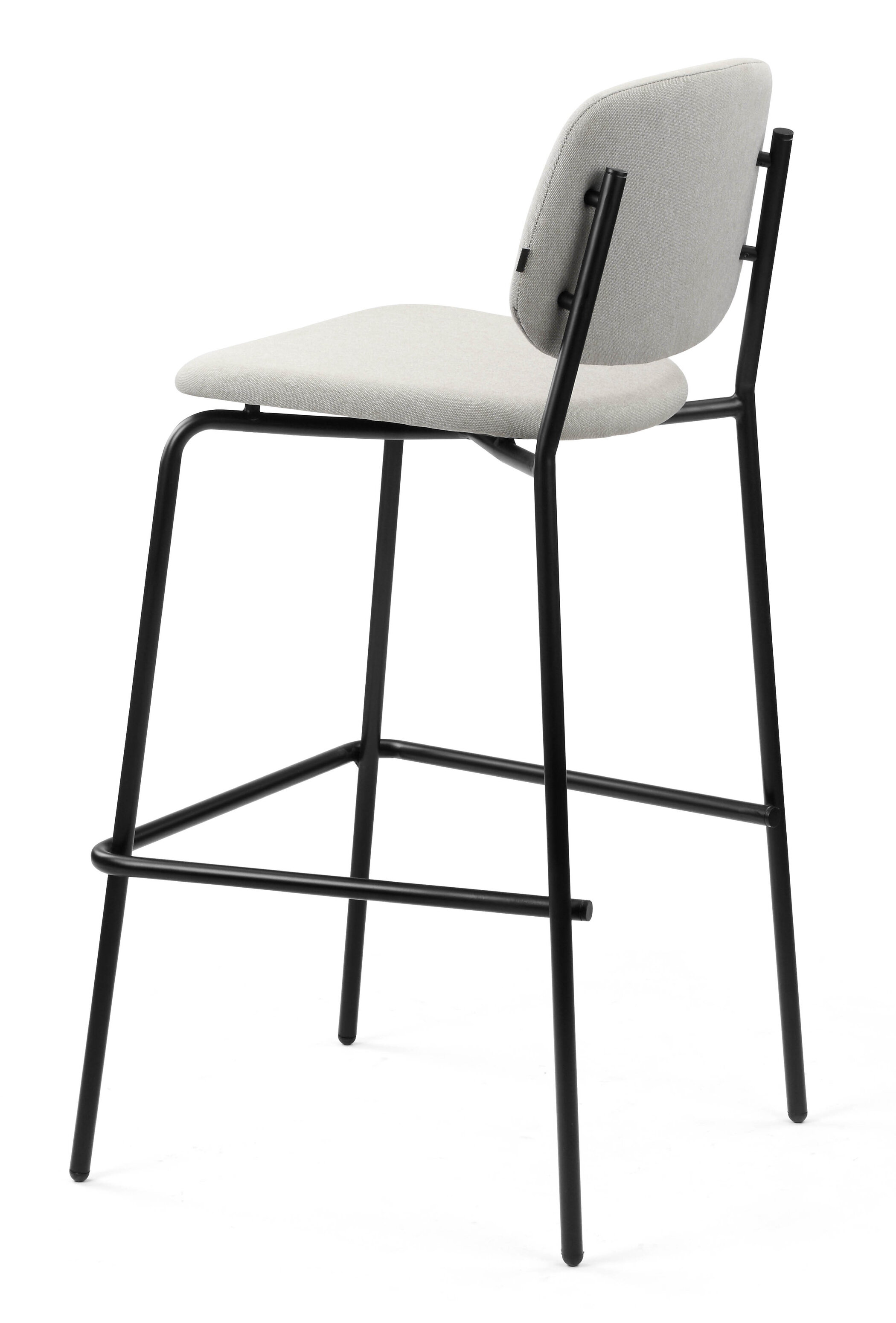 WS - Platform high stool - UPH Grey (Back angle)
