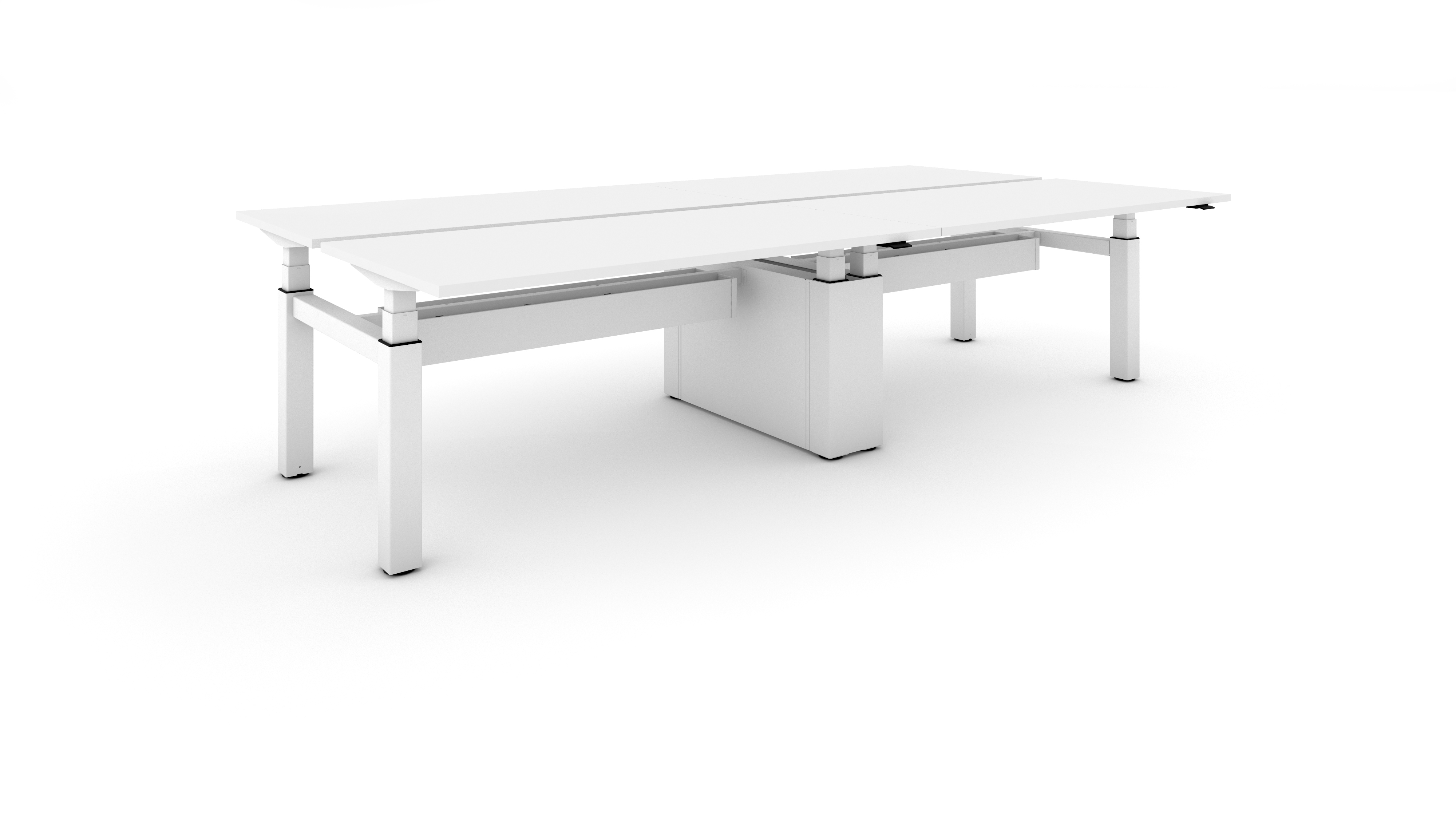 WS - Sit-Stand - 4pers - All white