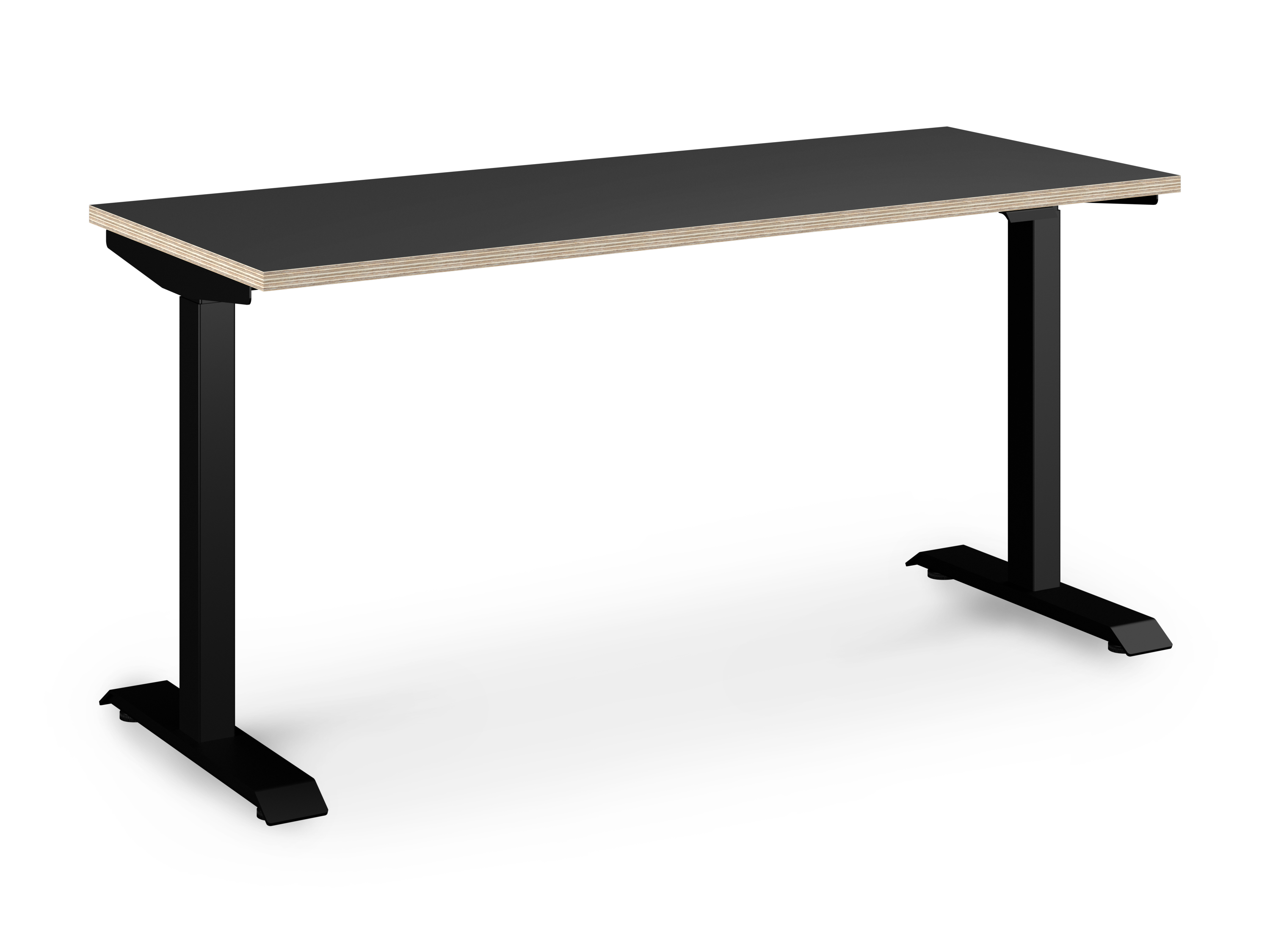 WS - Sit Stand Solo - Black Frame, Anthracite ply edging