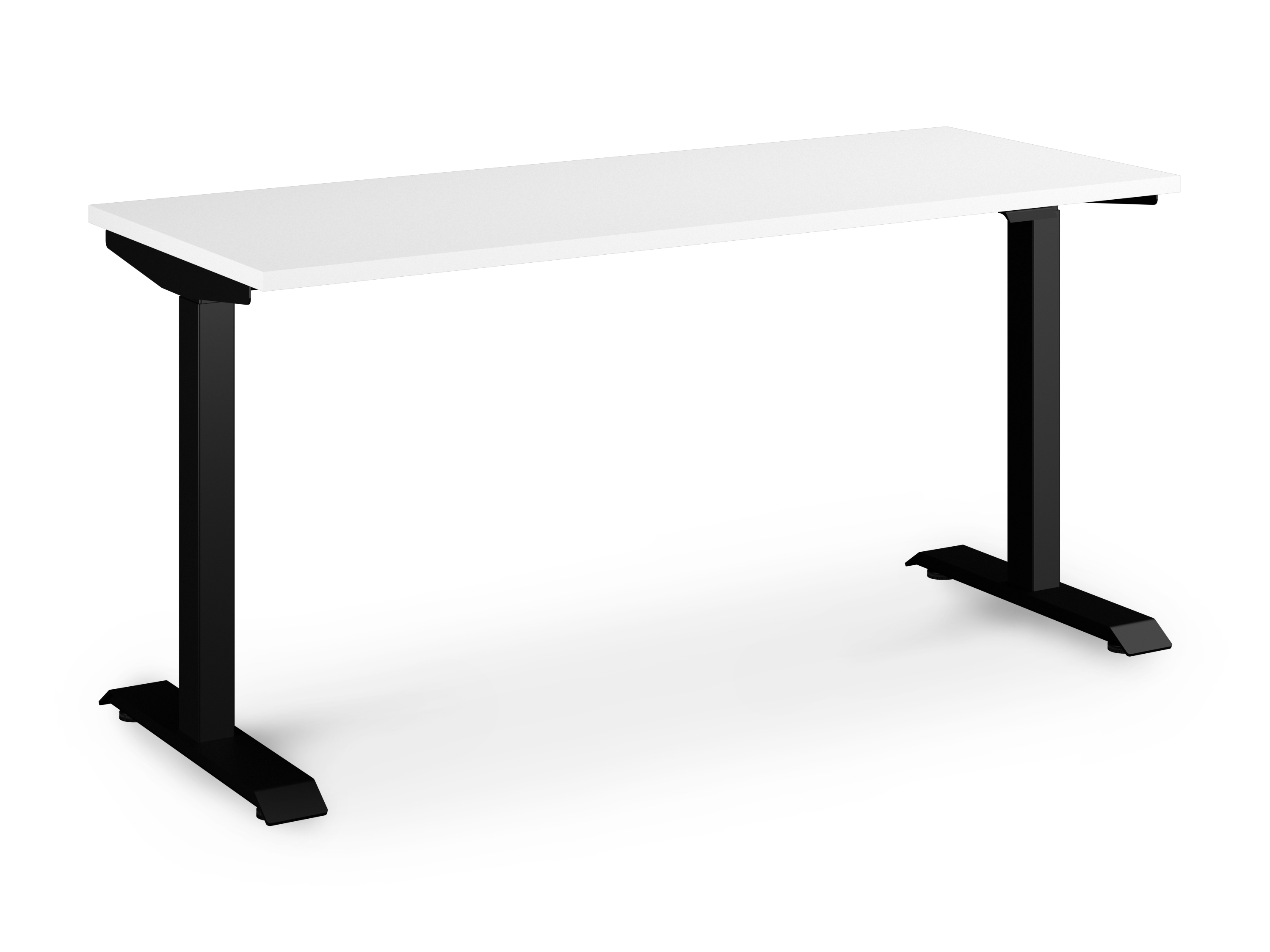 WS - Sit Stand Solo - Black Frame, White