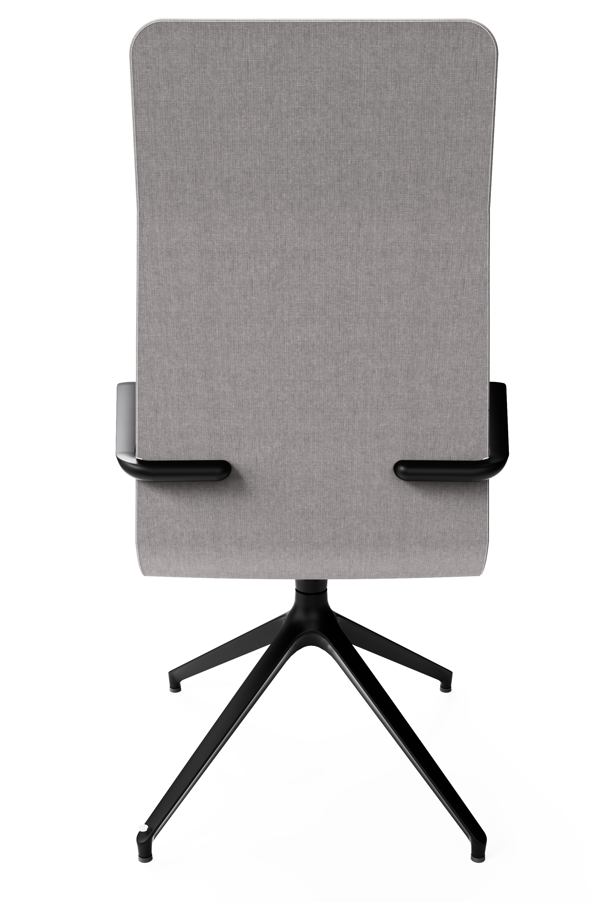 WS - Accord arms high 4 star base chair - chrome - remix 126 - back