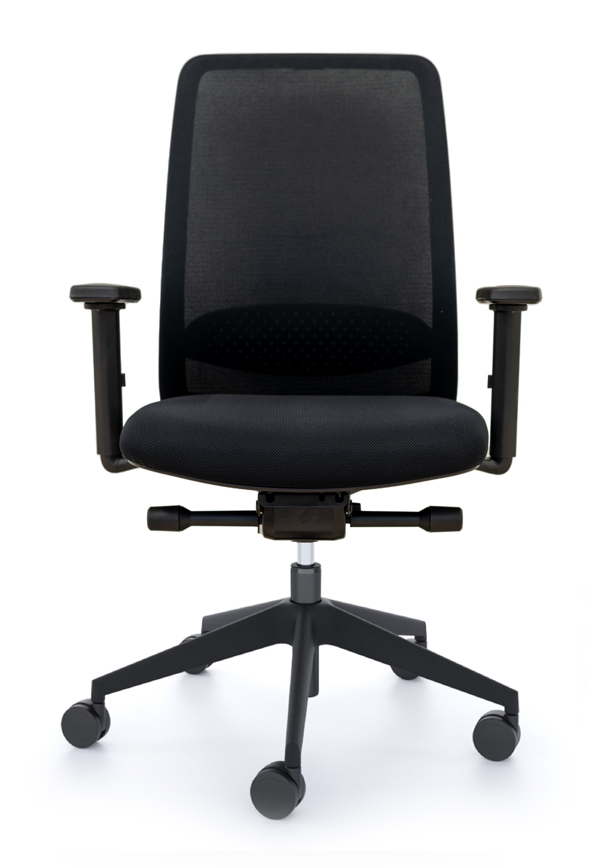 WS - N12 task chair - White&Black (Front)