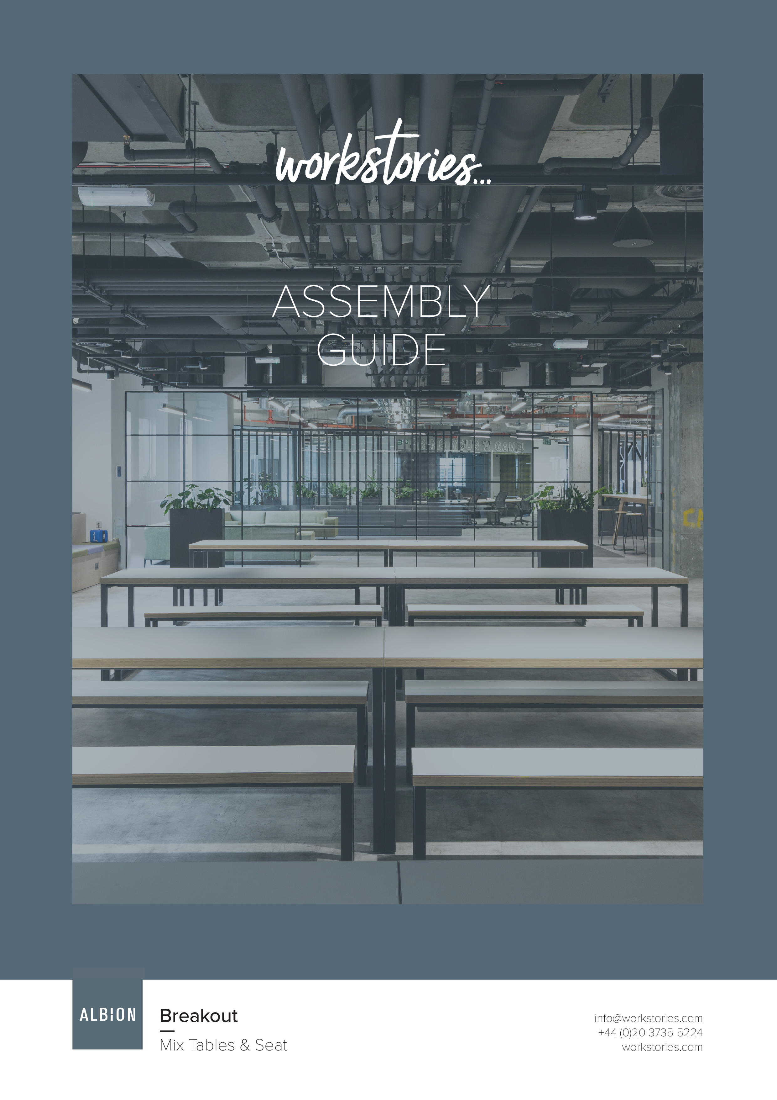 WS - ASSEMBLY GUIDE - Breakout - Mix Tables & Seat